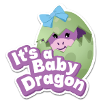 it's a baby dragon course logo