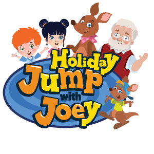 Holiday Jump with Joey Course Logo Helen Doron Holiday Courses